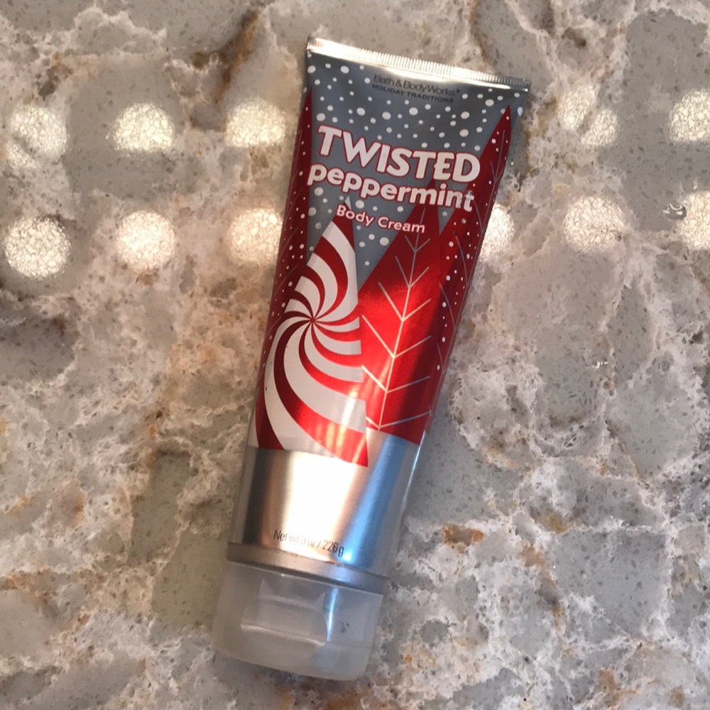 Twisted peppermint body cream by BATH & BODYWORKs